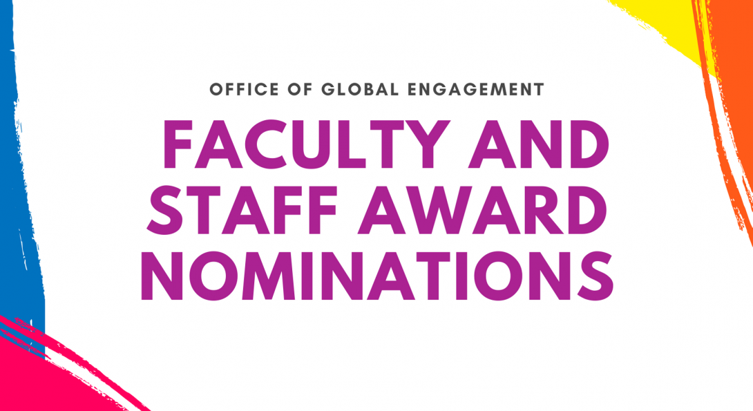 Office of Global Engagement Faculty and Staff Nominations