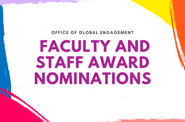 Office of Global Engagement Faculty and Staff Nominations