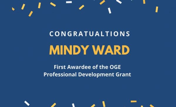Congratulations Mindy Ward
