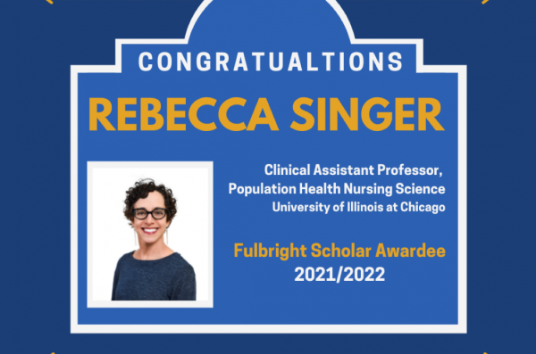 Congratulations, Rebecca Singer for being awarded a 2021/2022 Fulbright Scholar Grant