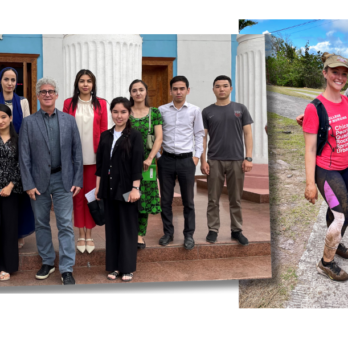 left photo: Dr. Stevan Weine, right photo: Dr. Gwyneth Franck 