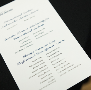 International Students Award Ceremony Presentation
                  